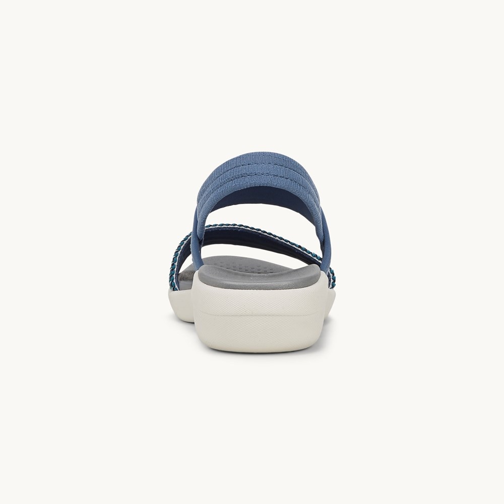LifeStride Cali Strappy Sandal - Elemental Blue Multi Fabric