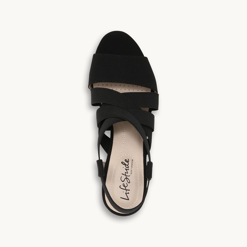 LifeStride Charlotte Heeled Sandal - Black