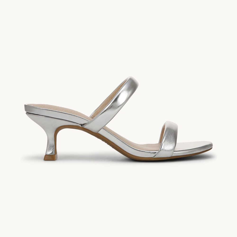 LifeStride Nalani Dress Sandal - Silver Faux Leather
