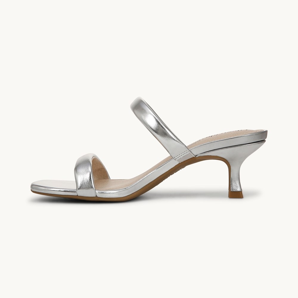 LifeStride Nalani Dress Sandal - Silver Faux Leather