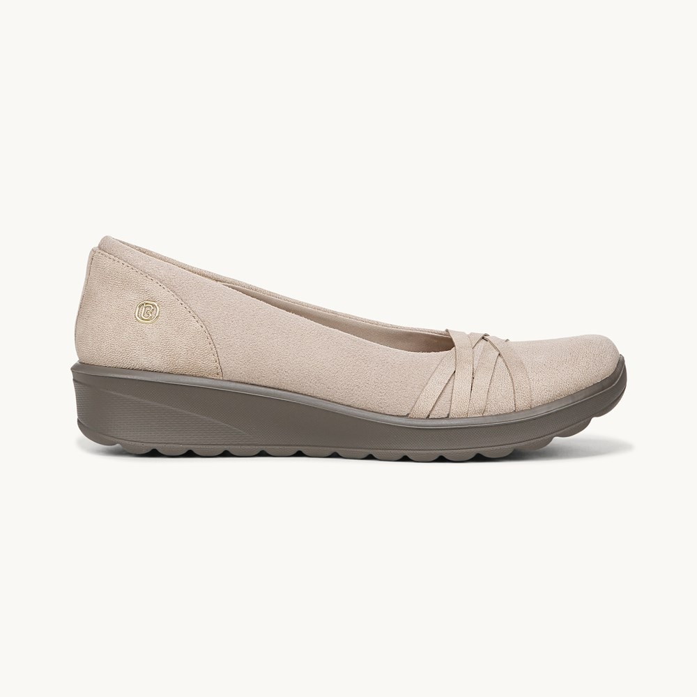 LifeStride Goody Slip On - Beige Fabric