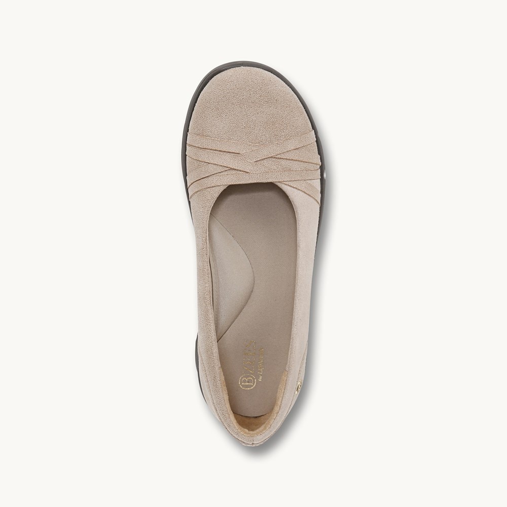 LifeStride Goody Slip On - Beige Fabric