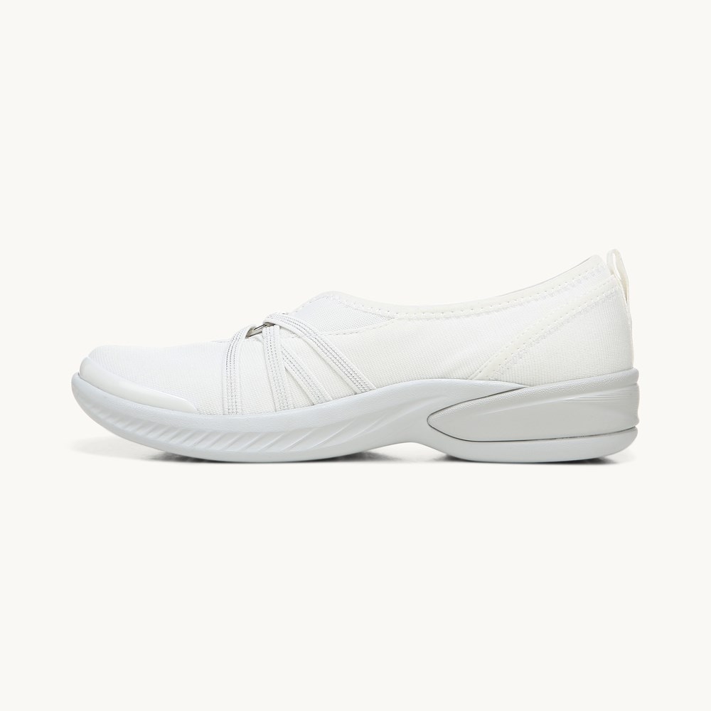 LifeStride Niche Slip On - Bright White Fabric