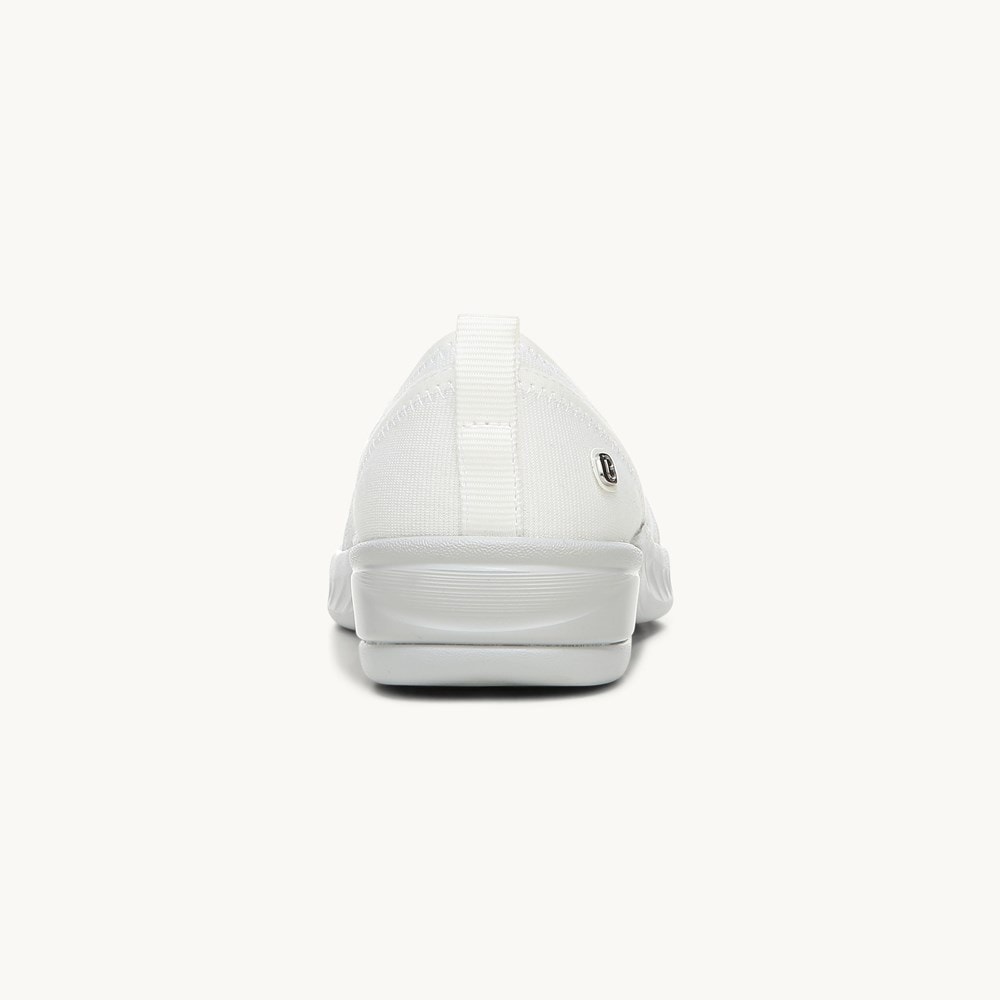 LifeStride Niche Slip On - Bright White Fabric
