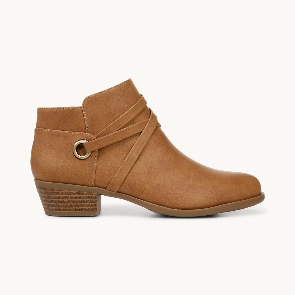 LifeStride Amara Shootie - Tan Faux Leather