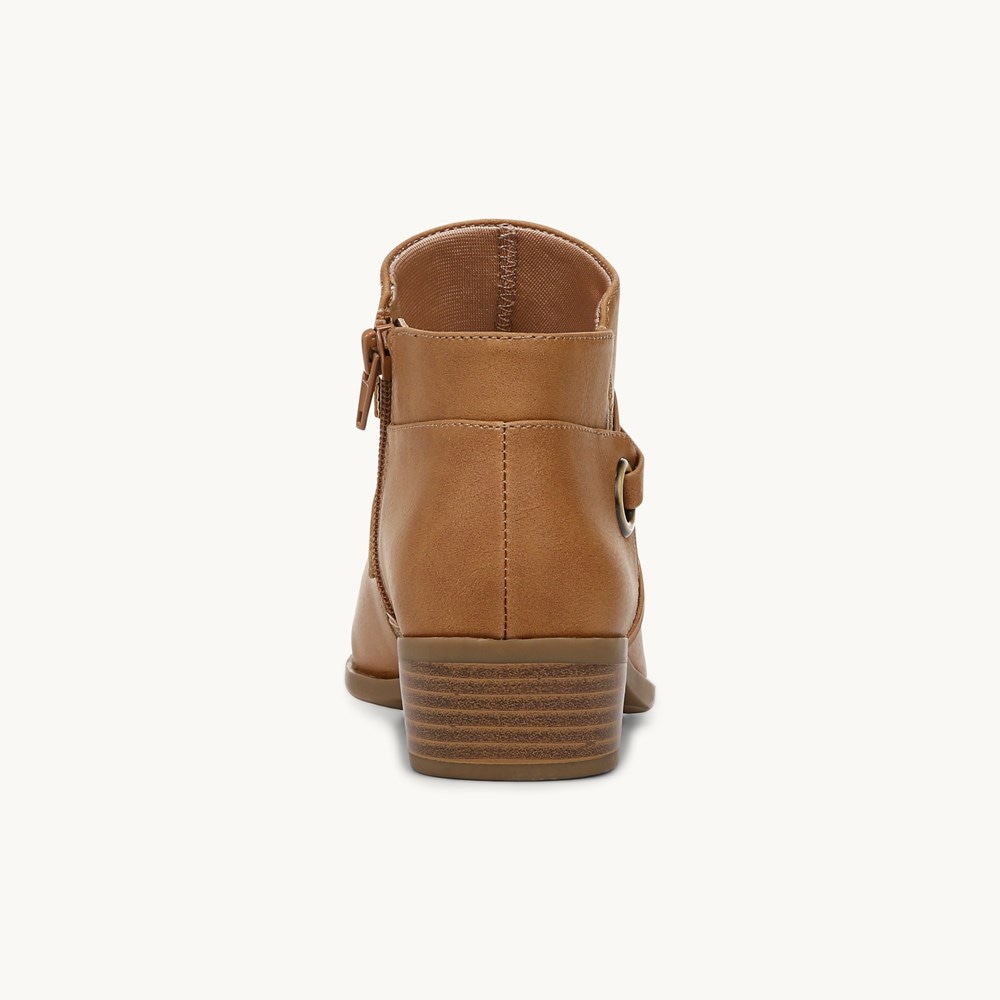 LifeStride Amara Shootie - Tan Faux Leather