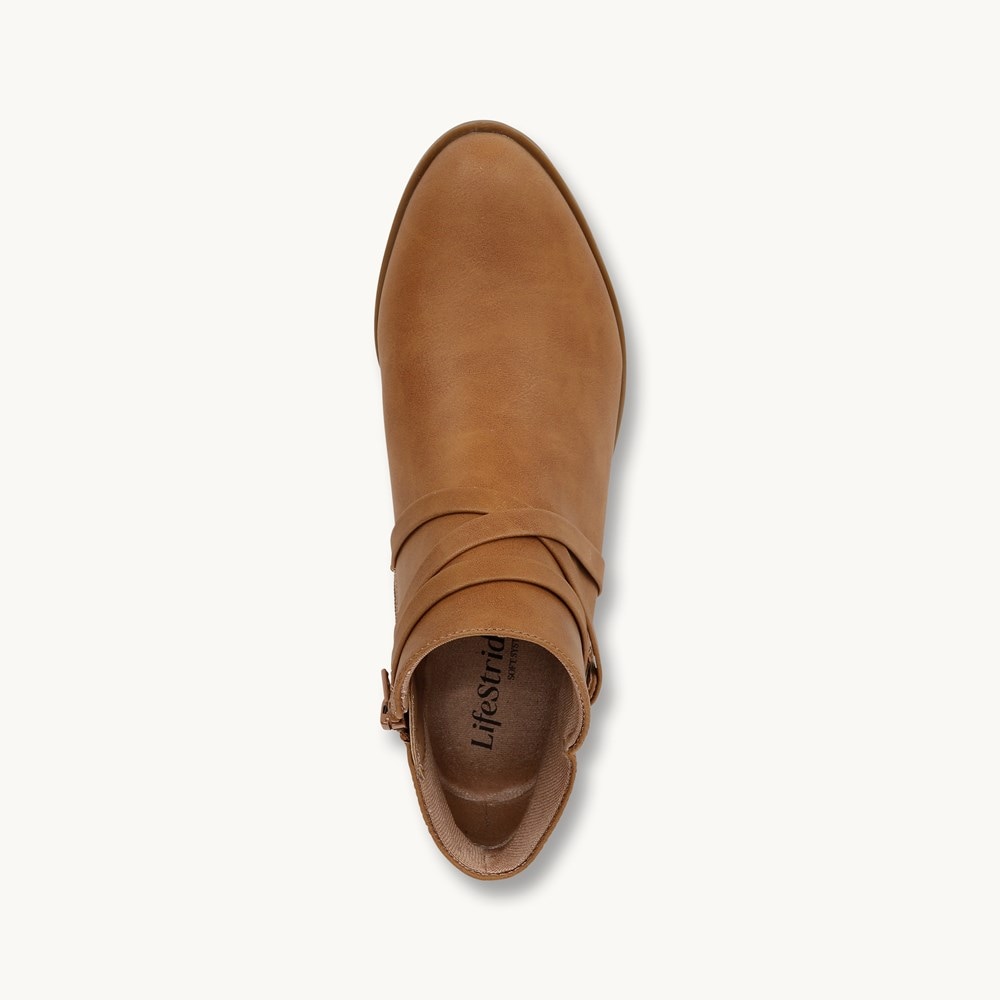 LifeStride Amara Shootie - Tan Faux Leather