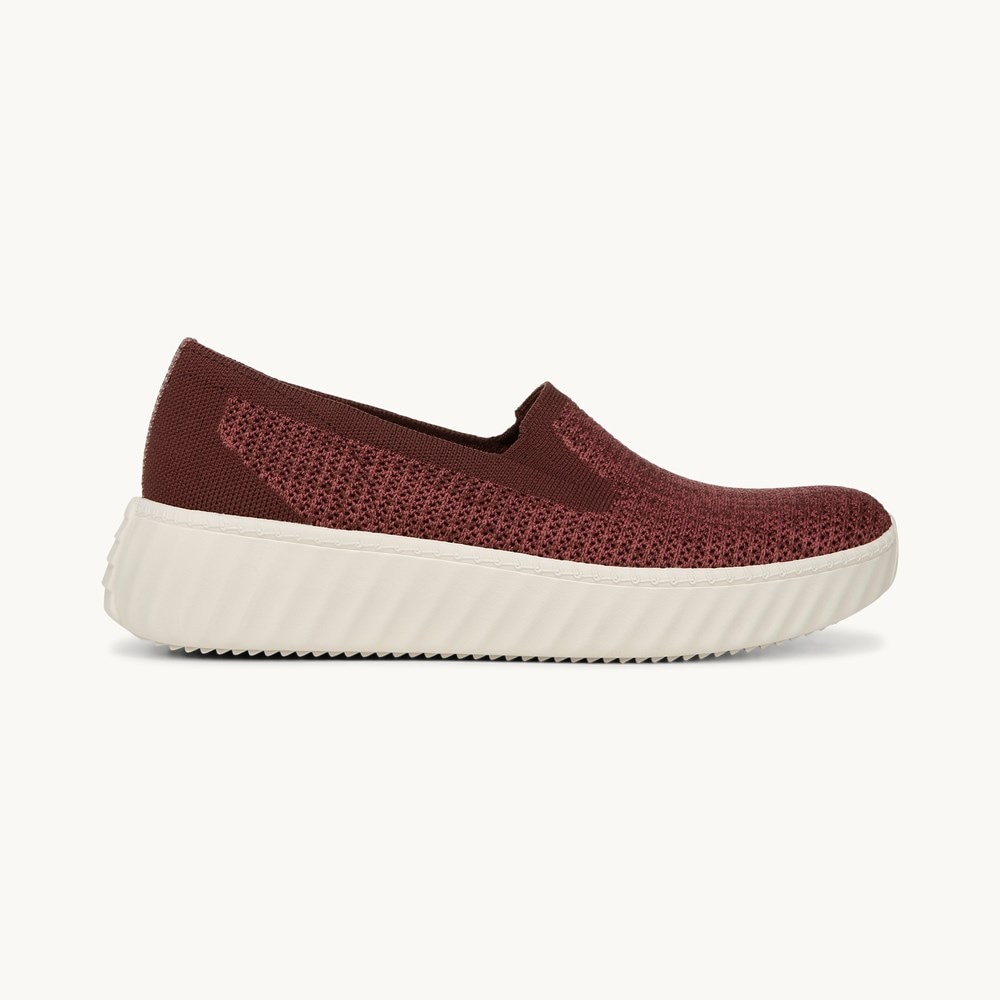 LifeStride Wednesday Slip On - Sangria Heathered Knit