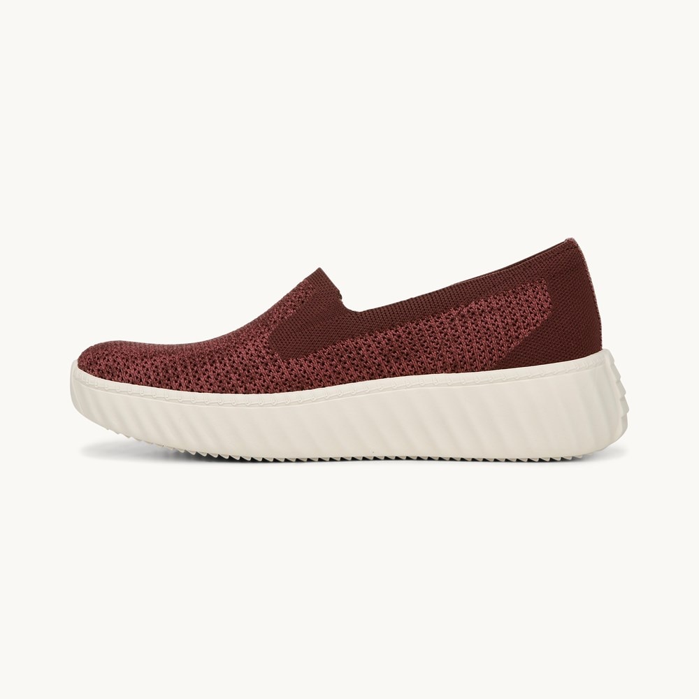 LifeStride Wednesday Slip On - Sangria Heathered Knit