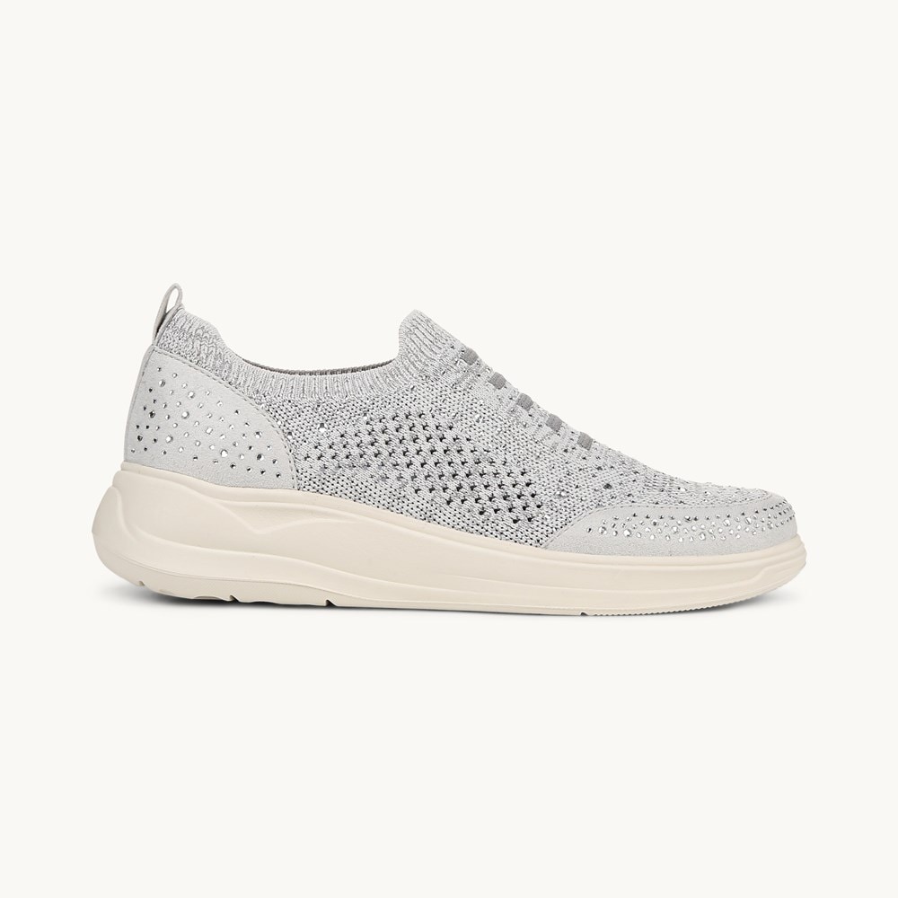 LifeStride Timeless Bright Sneaker - Graphite Knit Fabric