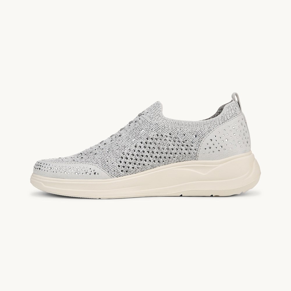 LifeStride Timeless Bright Sneaker - Graphite Knit Fabric