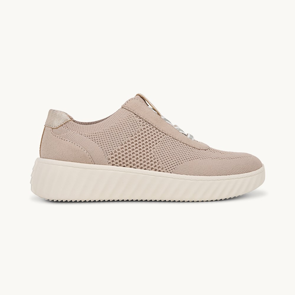 LifeStride Wanderer Sneaker - Barely Beige Engineered Knit