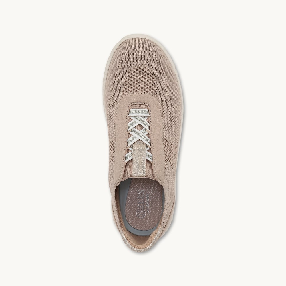 LifeStride Wanderer Sneaker - Barely Beige Engineered Knit