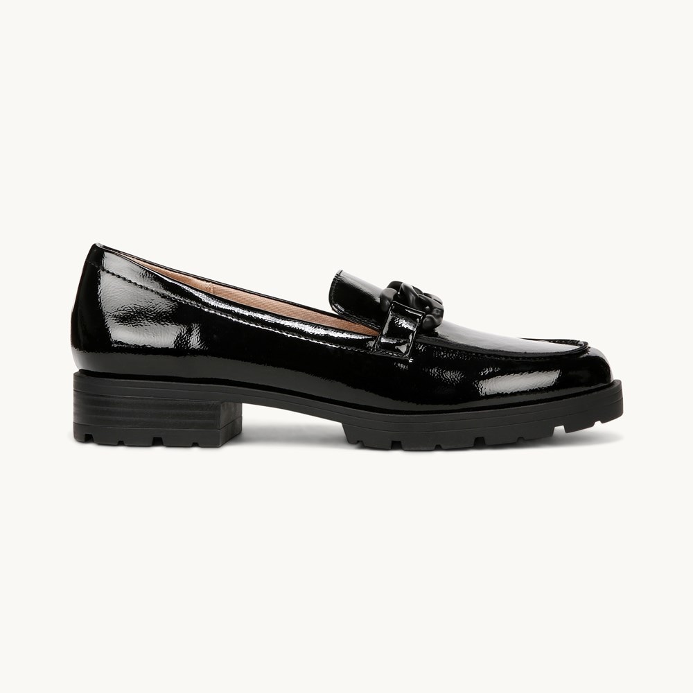 LifeStride London 2 Loafer - Black Faux Leather