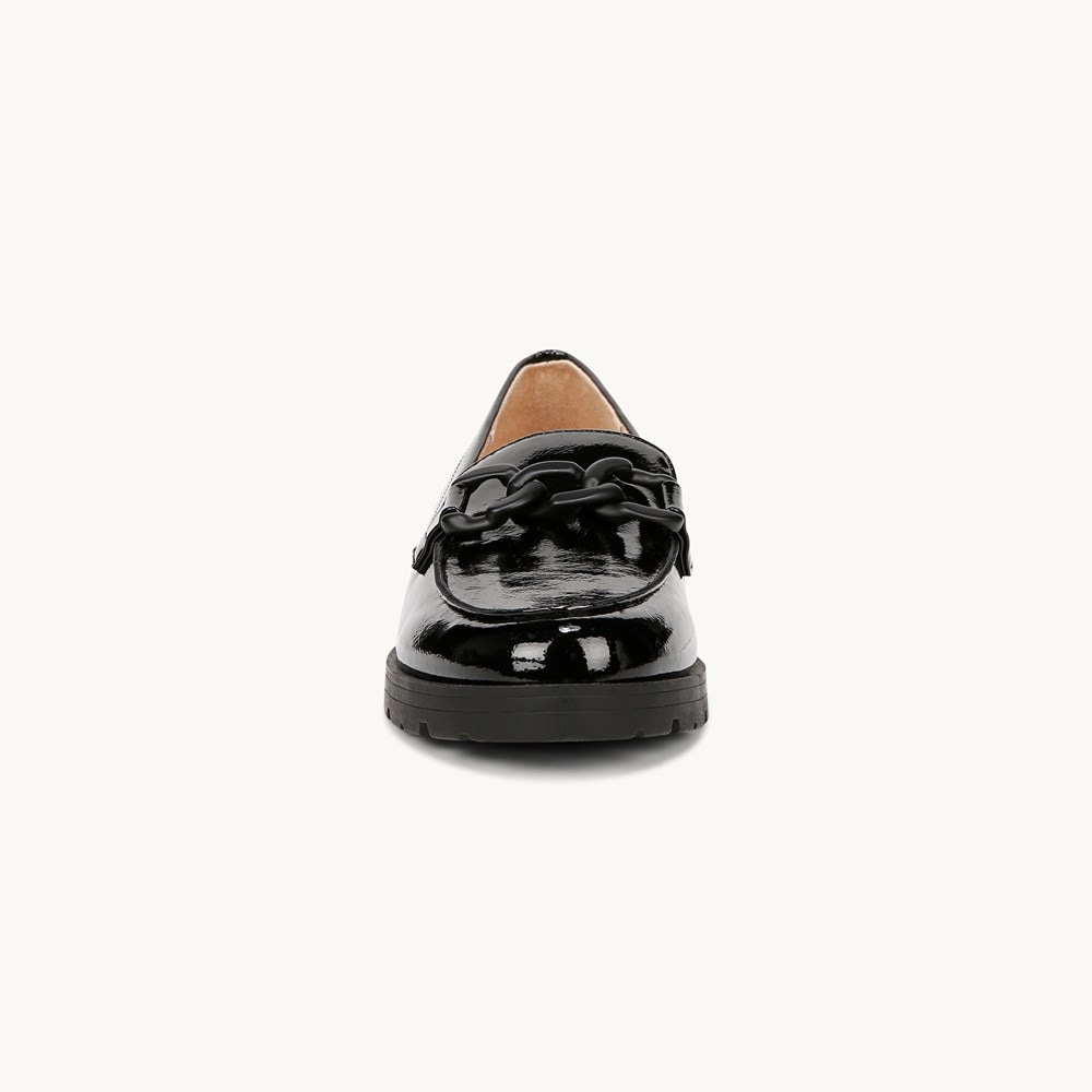 LifeStride London 2 Loafer - Black Faux Leather