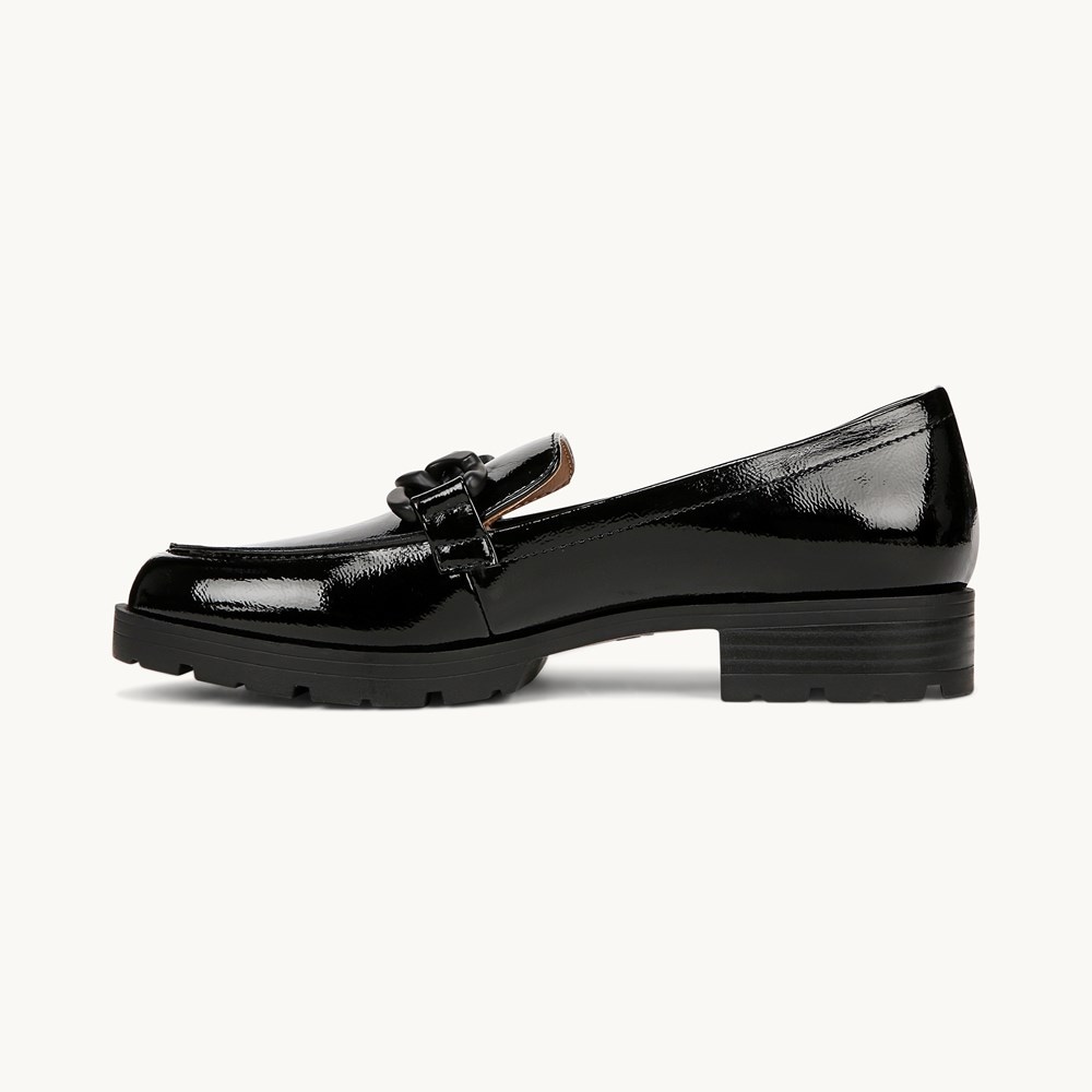 LifeStride London 2 Loafer - Black Faux Leather
