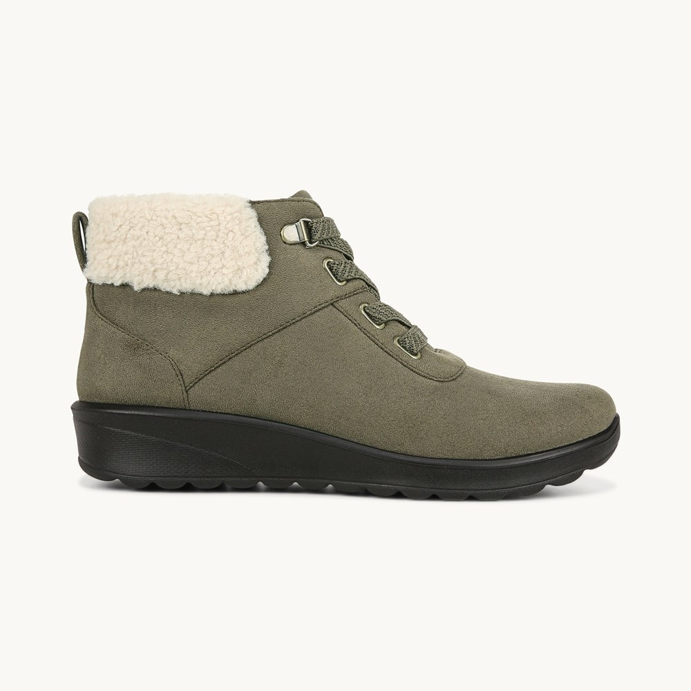LifeStride Generation Ankle Bootie - Green Fabric