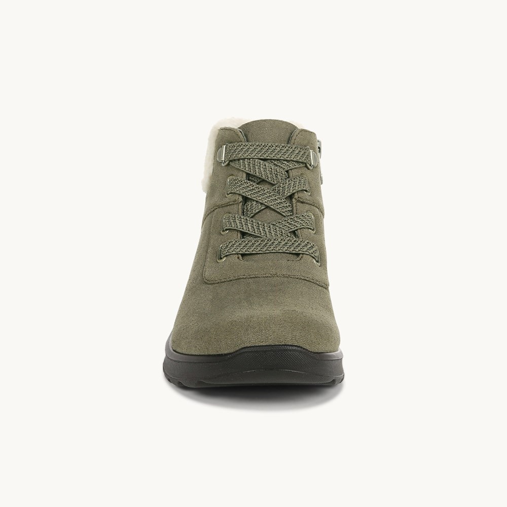 LifeStride Generation Ankle Bootie - Green Fabric