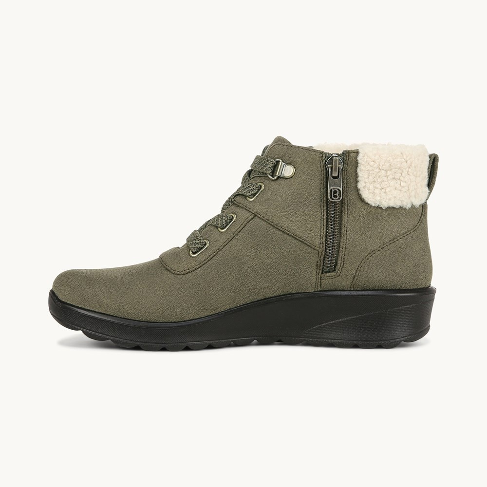 LifeStride Generation Ankle Bootie - Green Fabric