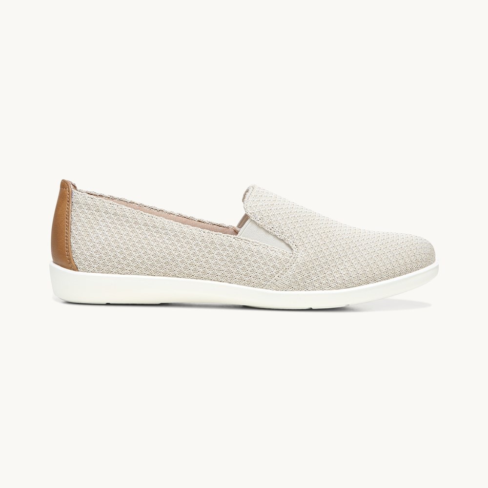LifeStride Next Level Moccasin - Cream Fabric