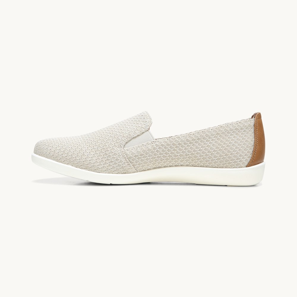 LifeStride Next Level Moccasin - Cream Fabric