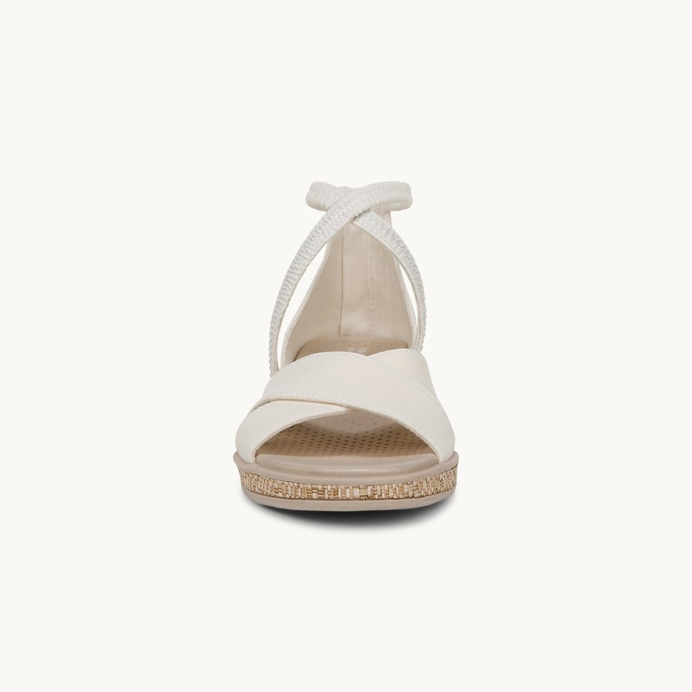 LifeStride Bali Sand Wedge Sandal - Eggnog Jersey Fabric