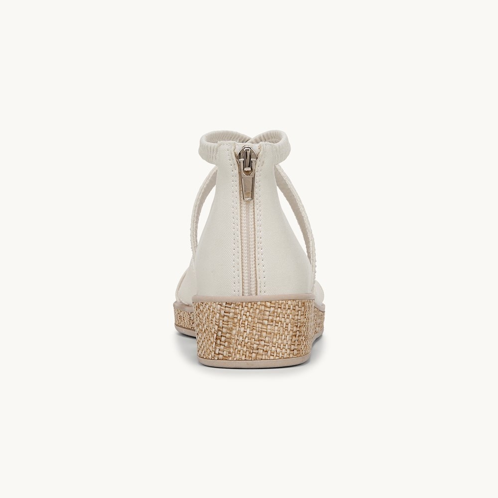 LifeStride Bali Sand Wedge Sandal - Eggnog Jersey Fabric