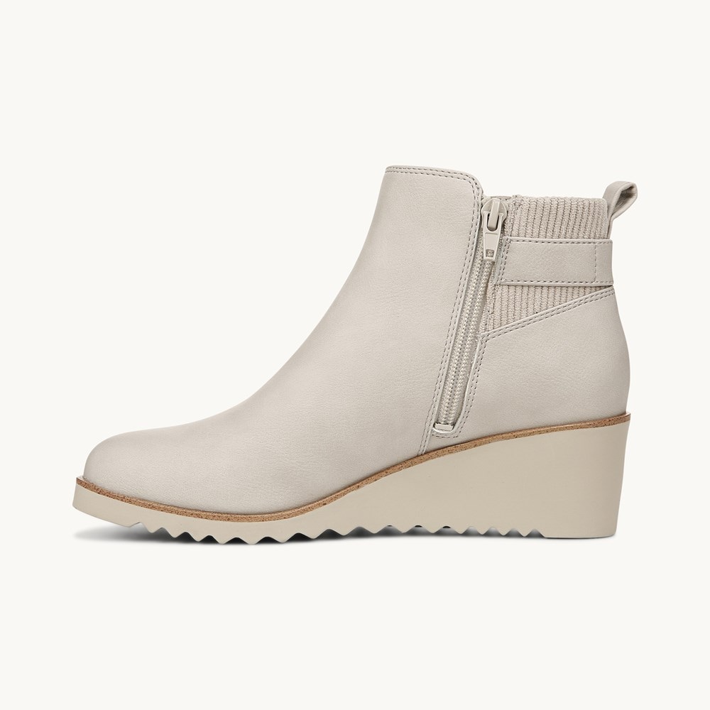 LifeStride Zayne Ankle Bootie - Grey Synthetic