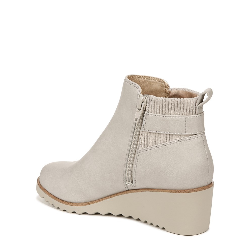 LifeStride Zayne Ankle Bootie - Grey Synthetic