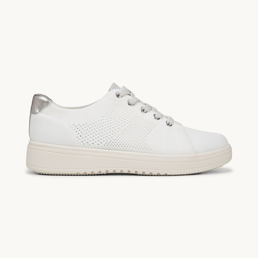 LifeStride VIP Sneaker - Bright White Knit Fabric