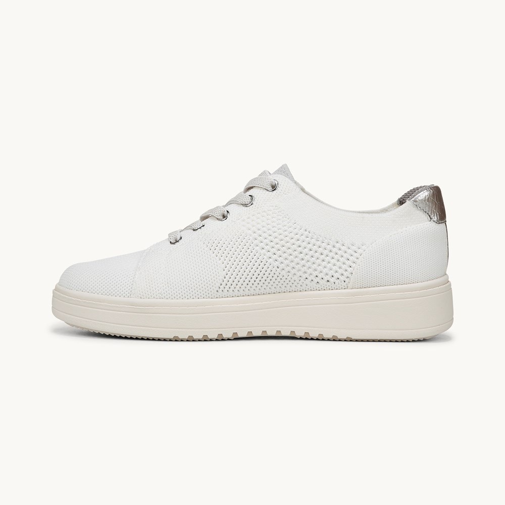 LifeStride VIP Sneaker - Bright White Knit Fabric