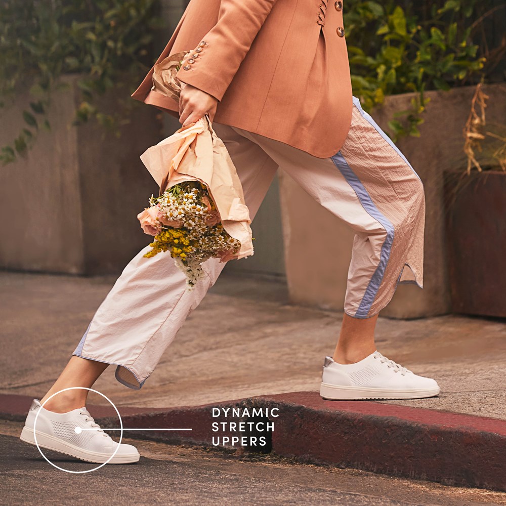 LifeStride VIP Sneaker - Bright White Knit Fabric