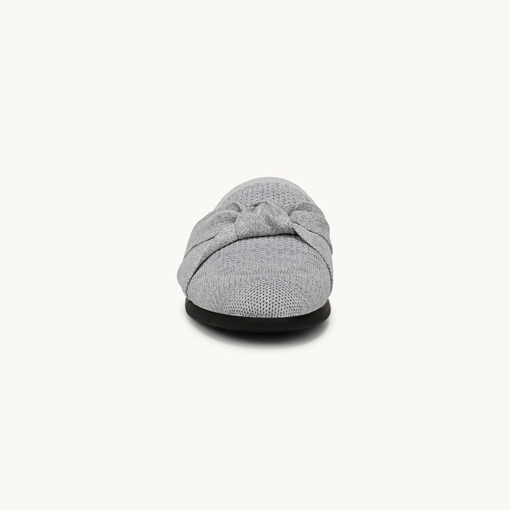 LifeStride Kissed Mule - Ultimate Grey Knit Fabric