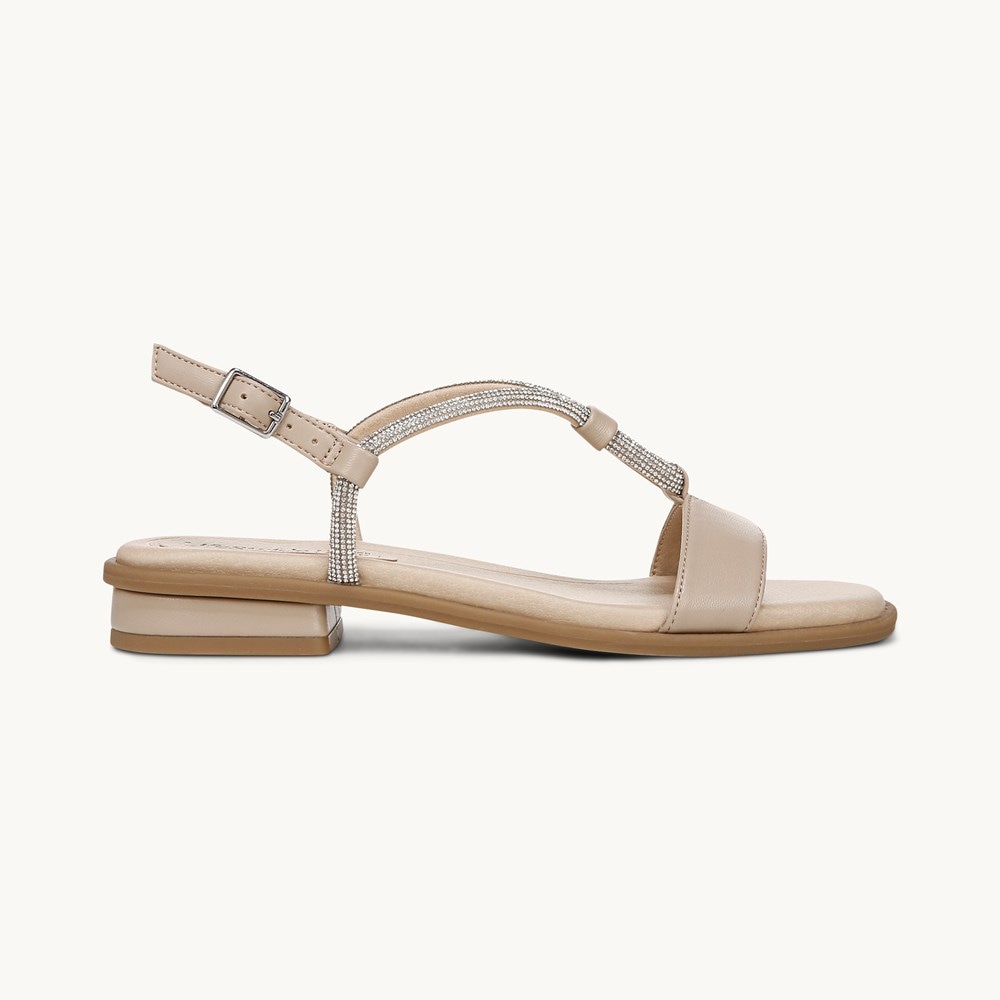 LifeStride Radiant Slingback Sandal - Tender Taupe Faux Leather
