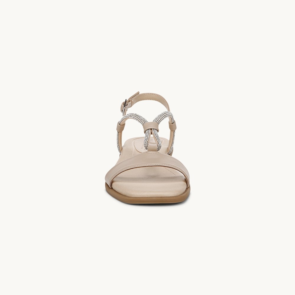 LifeStride Radiant Slingback Sandal - Tender Taupe Faux Leather