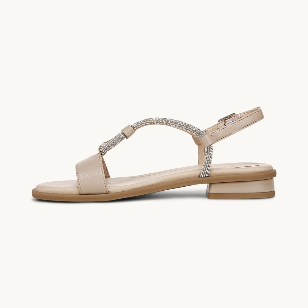 LifeStride Radiant Slingback Sandal - Tender Taupe Faux Leather