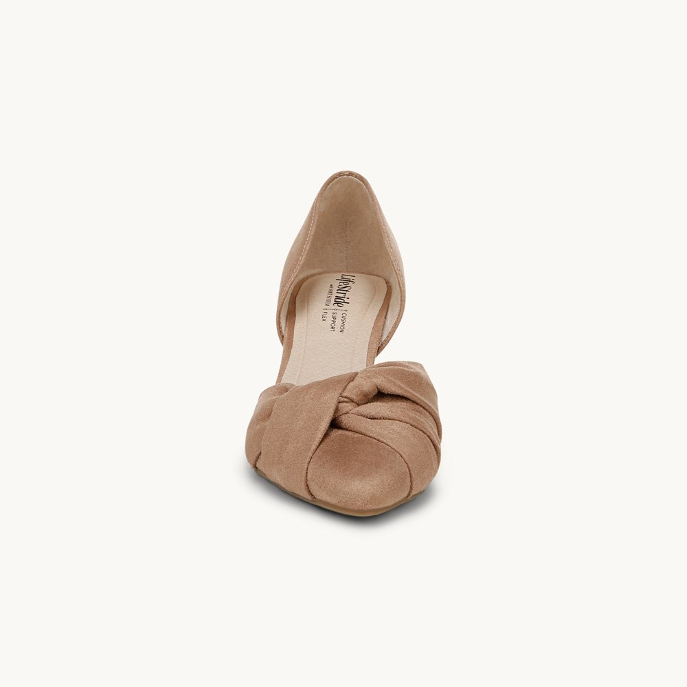 LifeStride Abby Pump - Bamboo Tan Fabric