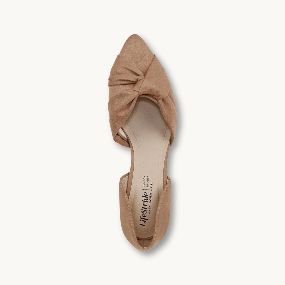 LifeStride Abby Pump - Bamboo Tan Fabric