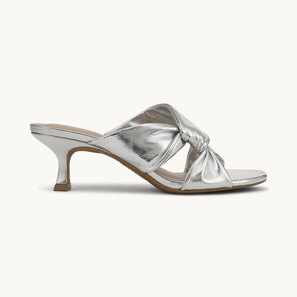 LifeStride Nori Dress Sandal - Silver Faux Leather