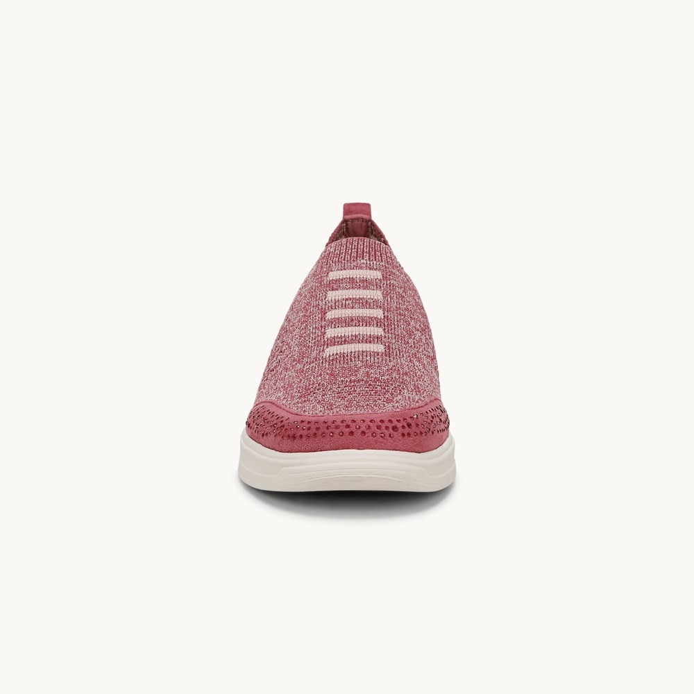 LifeStride Timeless Bright Sneaker - Dusty Rose Knit Fabric