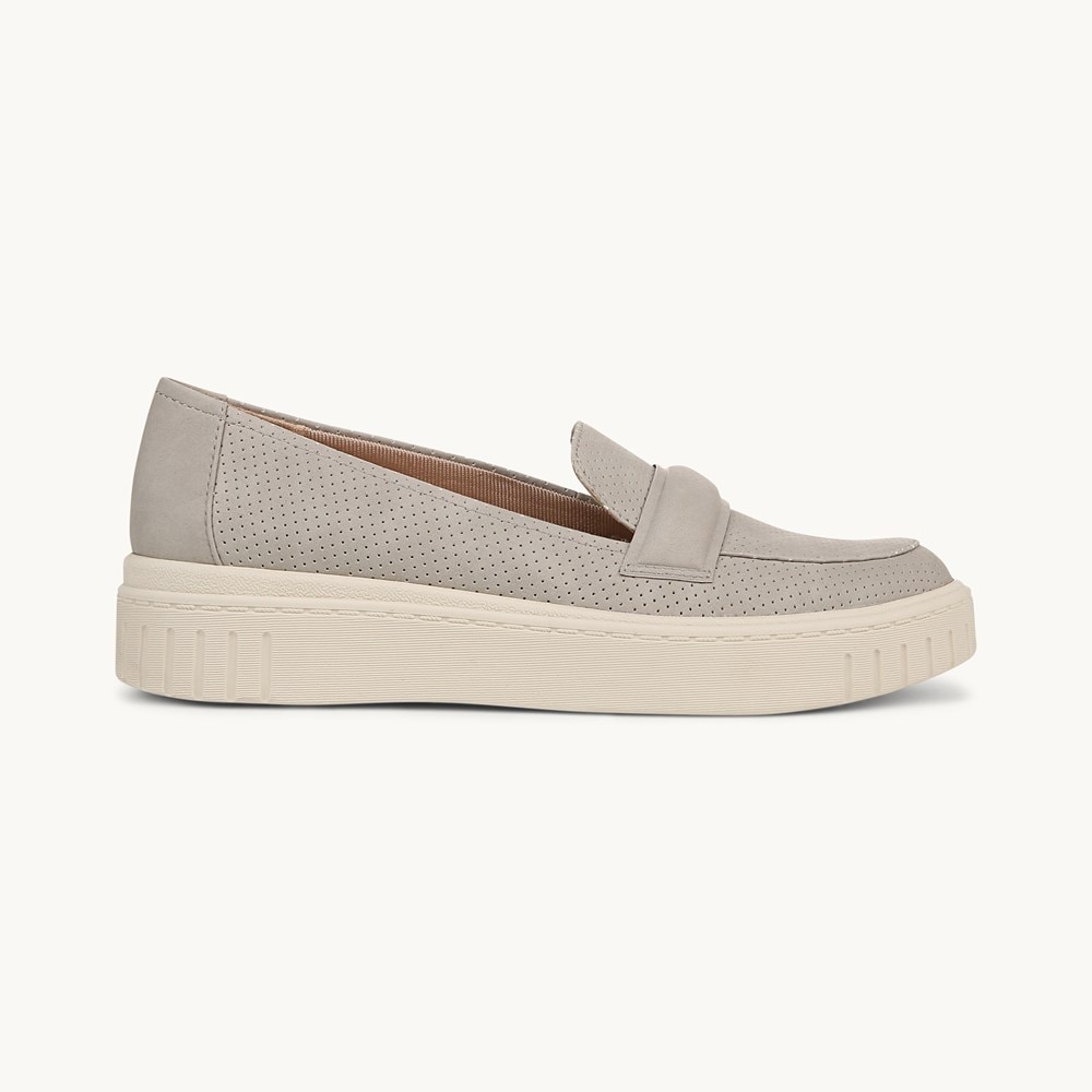 LifeStride Geneva Loafer - Grey Faux Leather