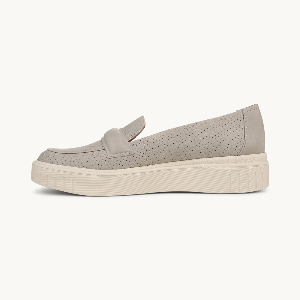 LifeStride Geneva Loafer - Grey Faux Leather