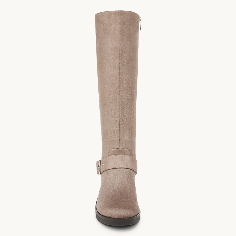 LifeStride Olympia Knee High Boot - Latte Stretch Fabric