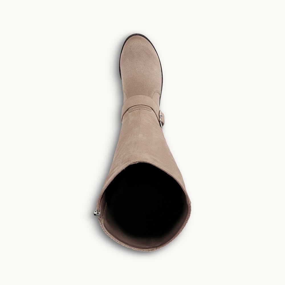 LifeStride Olympia Knee High Boot - Latte Stretch Fabric