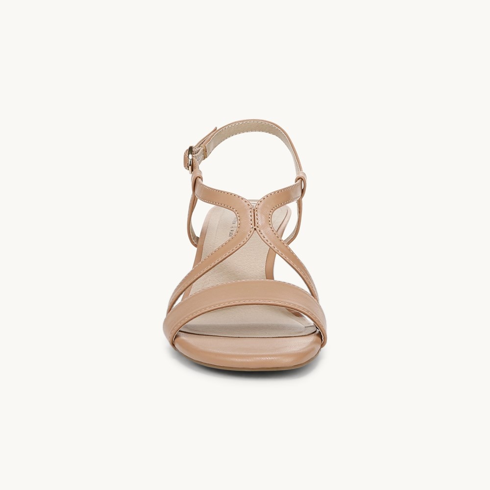 LifeStride Nolita Dress Sandal - Sienna Tan Faux Leather