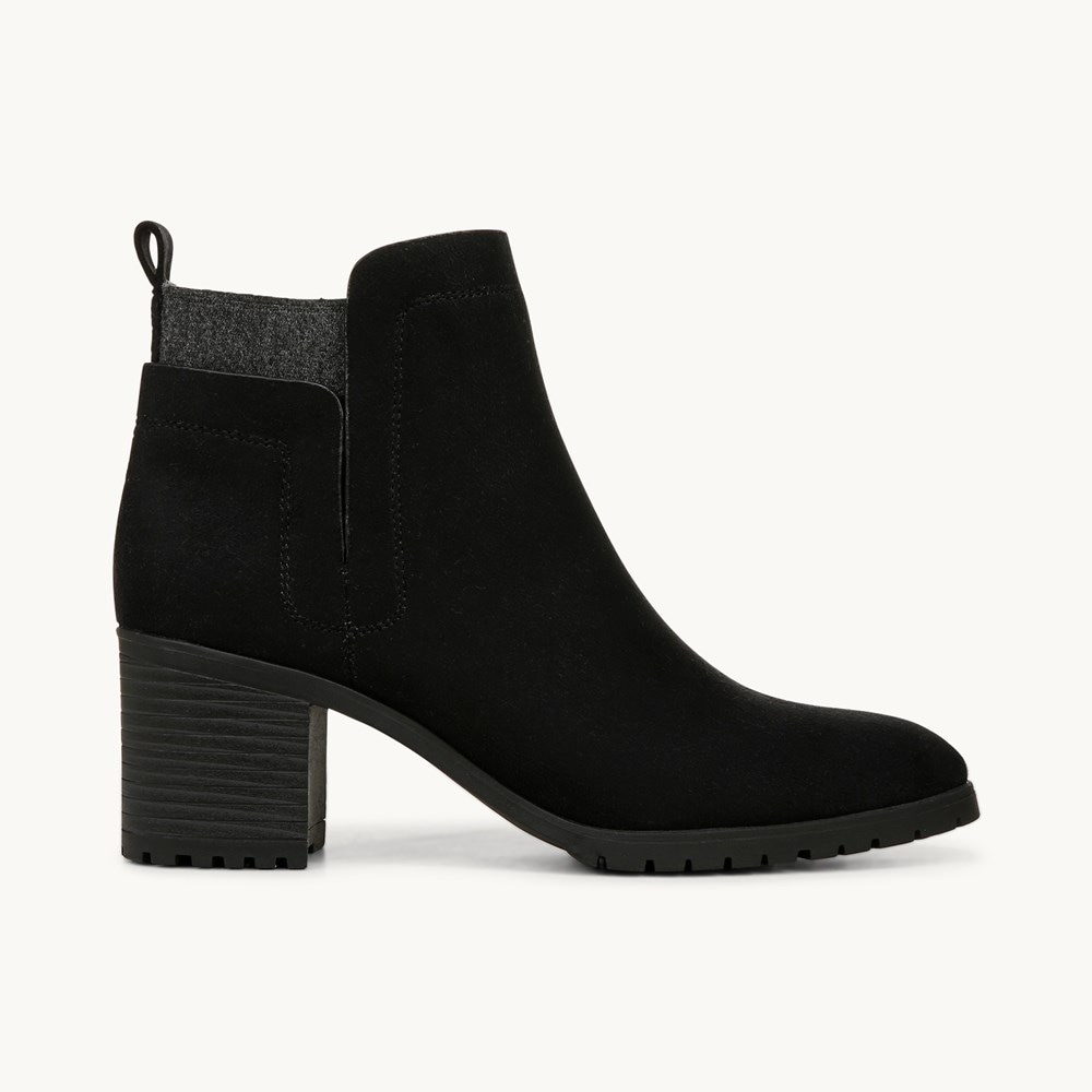LifeStride Maggie Ankle Bootie - Black Fabric