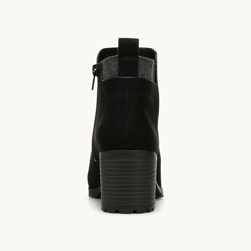 LifeStride Maggie Ankle Bootie - Black Fabric