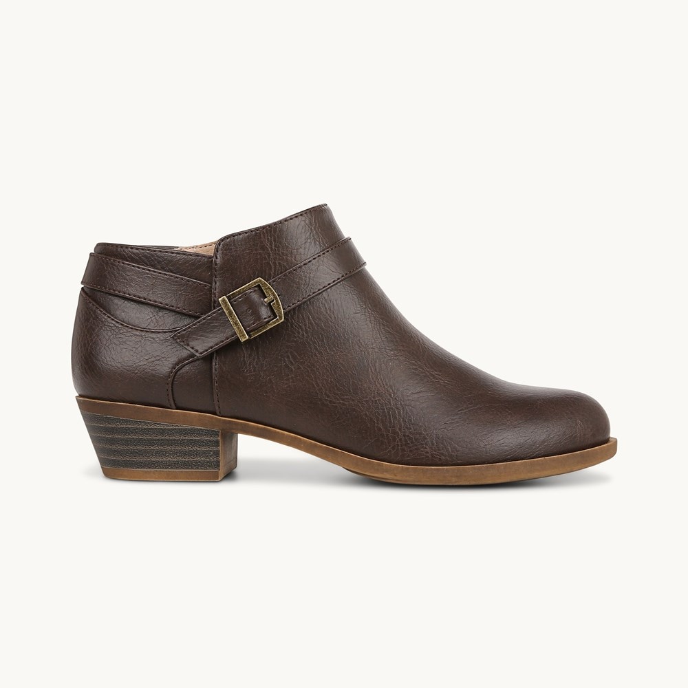 LifeStride Alexander Shootie - Brown Faux Leather
