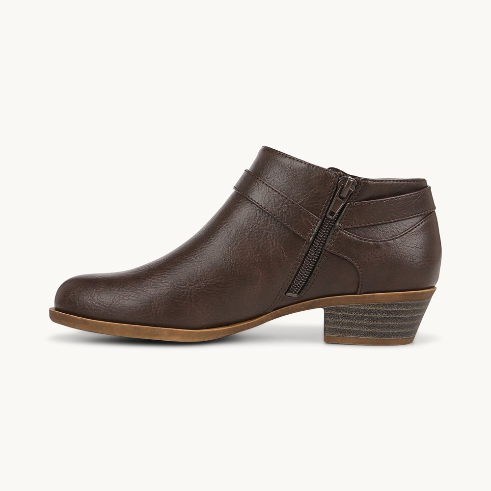 LifeStride Alexander Shootie - Brown Faux Leather
