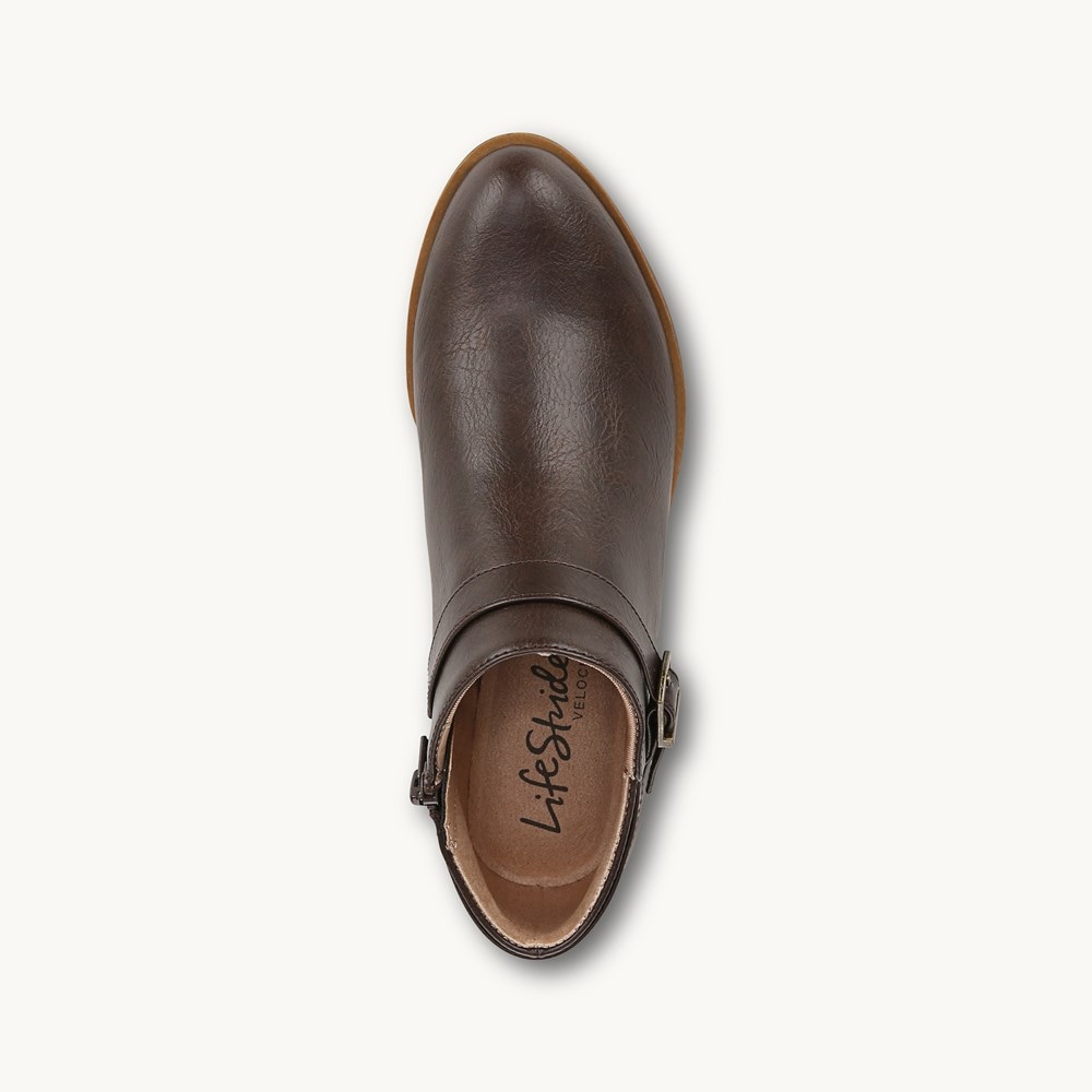 LifeStride Alexander Shootie - Brown Faux Leather